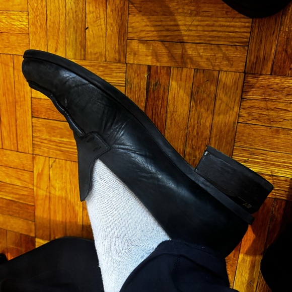 Franco Sarto Black Loafers - Picture 3 of 8